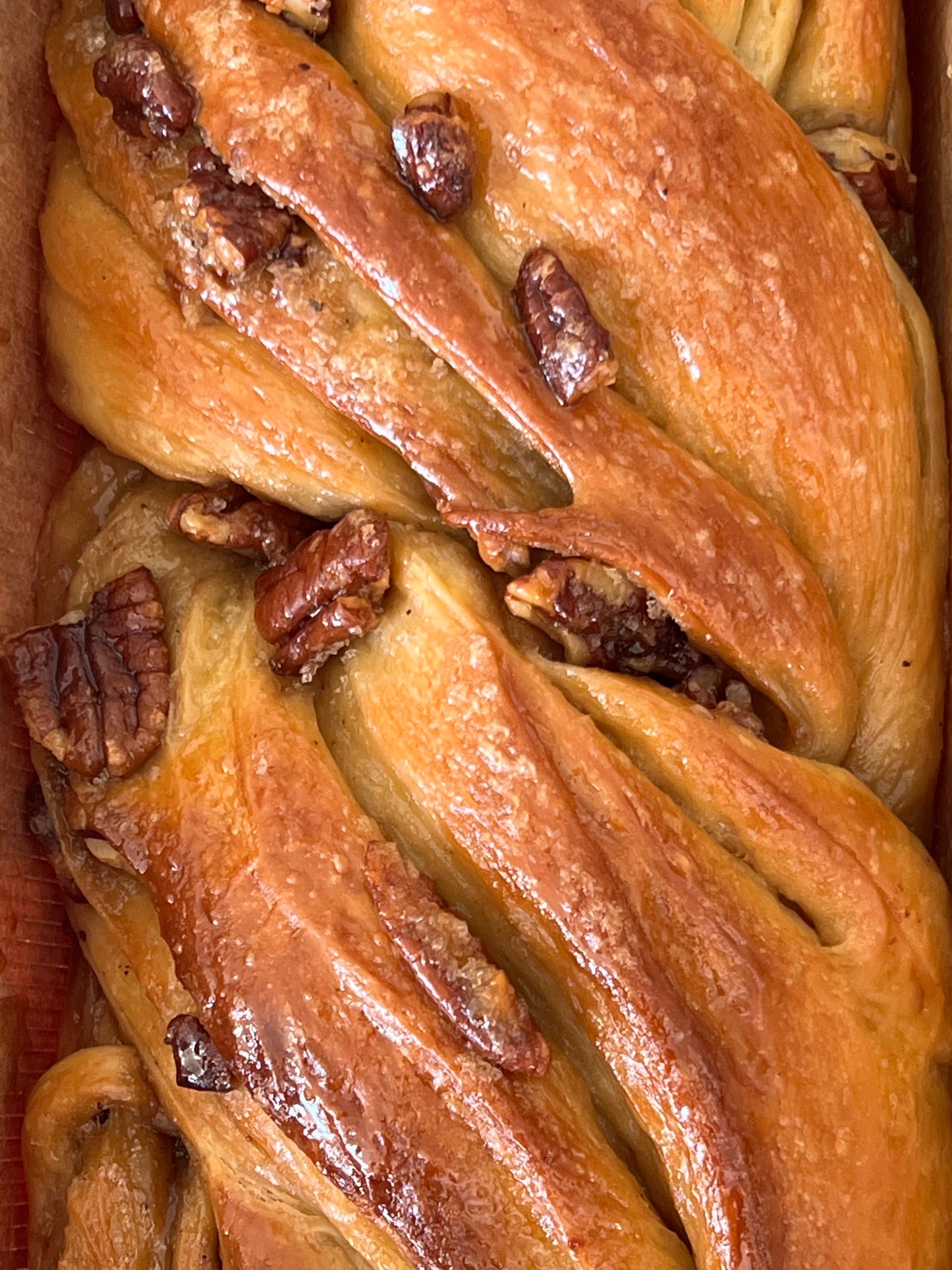 Pecan Bourbon Babka