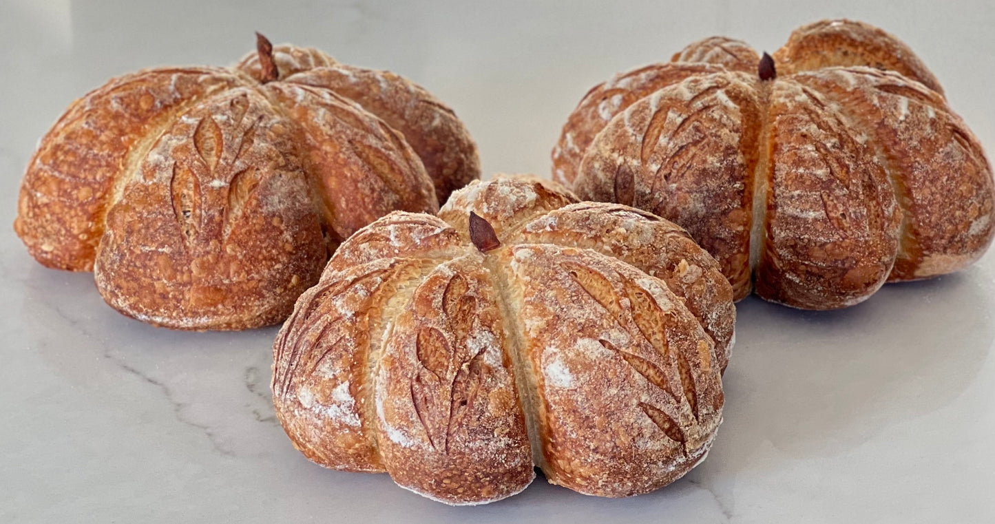 Pumpkin Shaped Artisan Sourdough